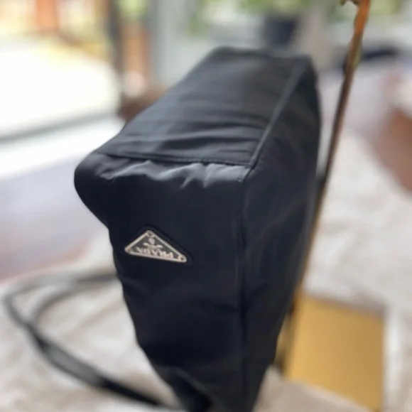 Prada Black Nylon Shoulder Bag